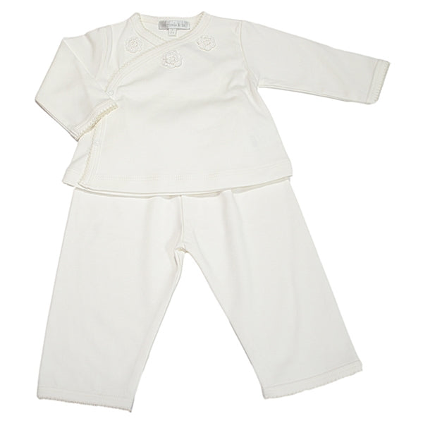 Victoria Kids - Little Beauties Tee and Pant - Ecru