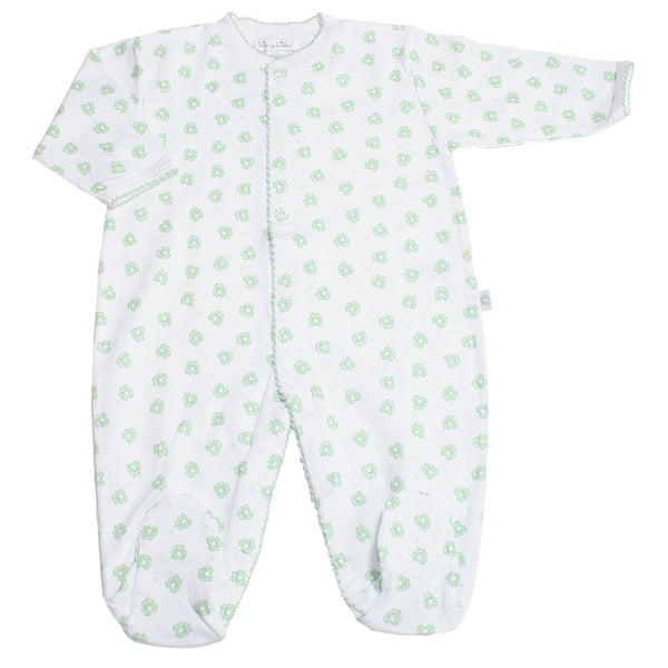 Kissy Kissy - Homeward Bound Print Footie - Froggy