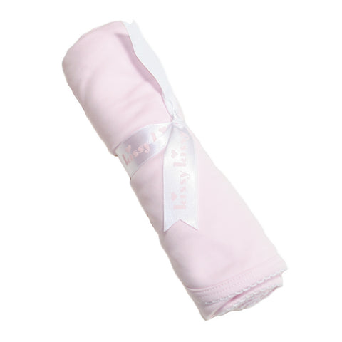 Kissy Kissy - Basic Blanket - Pink White