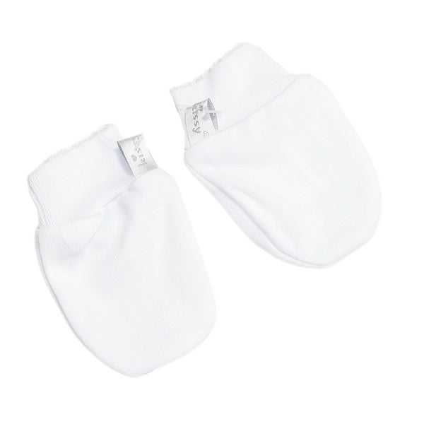 Kissy Kissy - Basic Mittens - White