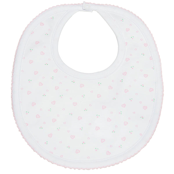 Kissy Kissy - Homeward Bound Print Bib - Hearts