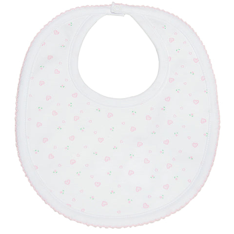 Kissy Kissy - Homeward Bound Print Bib - Hearts