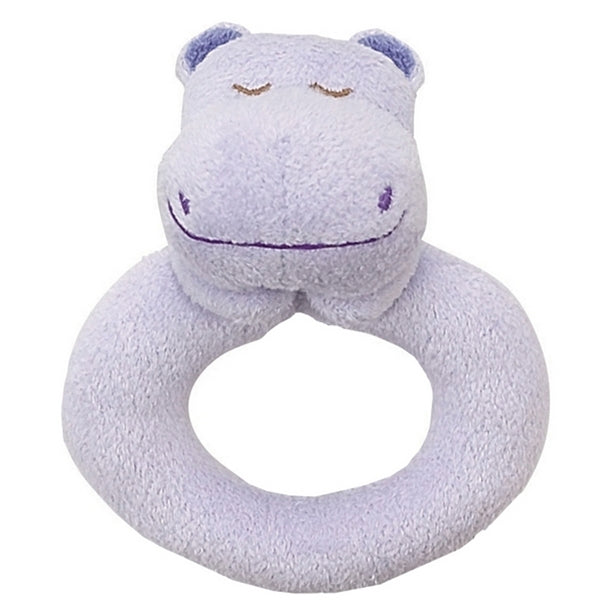 Angel Dear - Ring Rattle - Purple Hippo