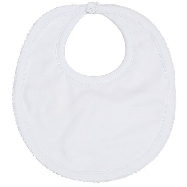 Kissy Kissy - Basic Bib - White