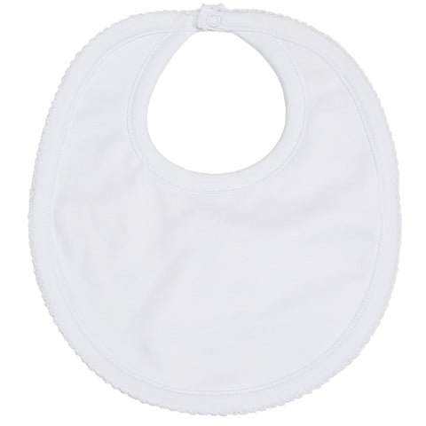 Kissy Kissy - Basic Bib - White