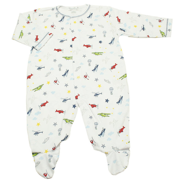 Kissy Kissy - Aviators Print Footie