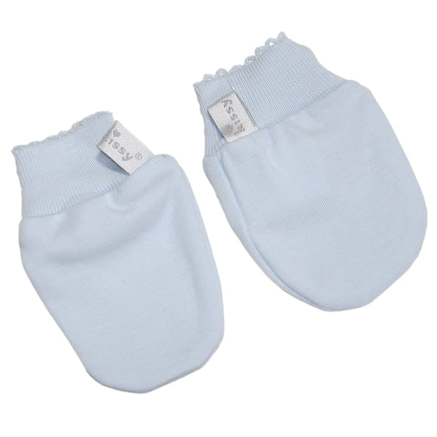 Kissy Kissy - Basic Mittens - Blue