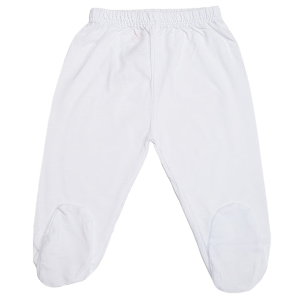 Kissy Kissy - Signature Collection Footed Pants - White