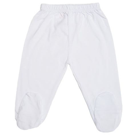 Kissy Kissy - Signature Collection Footed Pants - White