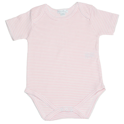 Kissy Kissy - Simple Stripes SS Bodysuit - Pink