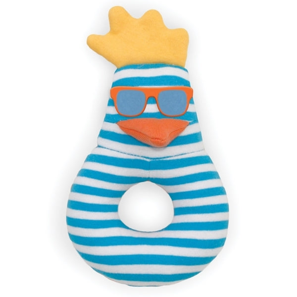 Apple Park - Farm Buddies Surfer Chick Teething Rattle