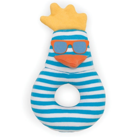 Apple Park - Farm Buddies Surfer Chick Teething Rattle