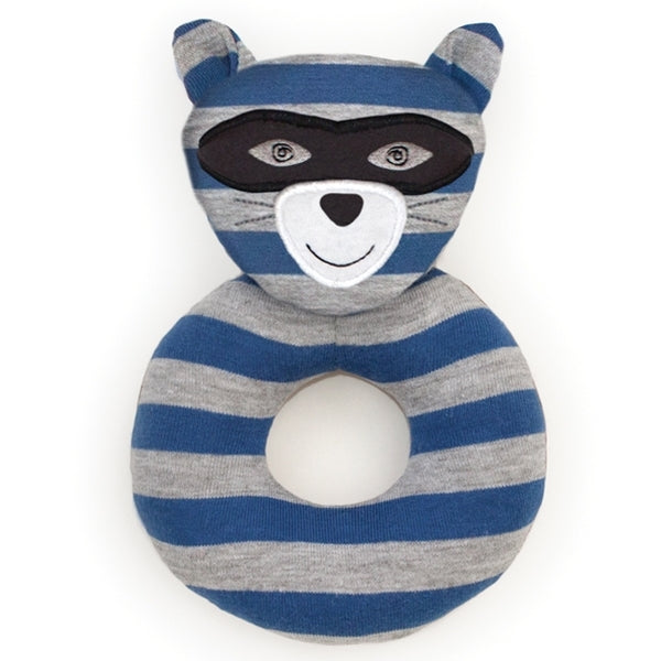 Apple Park - Farm Buddies Robbie Raccoon Teething Rattle