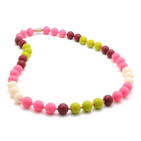 Chewbeads - Bleecker Necklace - Punchy Pink