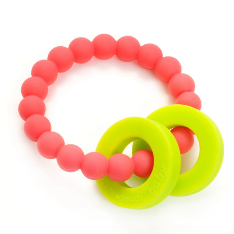 Chewbeads - Mulberry Teether - Punchy Pink