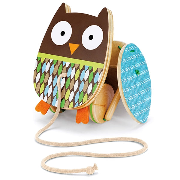 Skip Hop - Treetop Friends - Flapping Owl Pull Toy