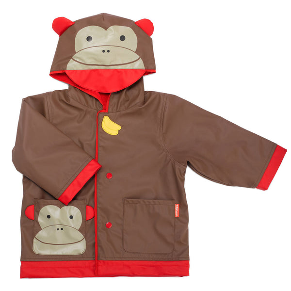 Skip Hop - Zoo Little Kid Raincoat - Monkey