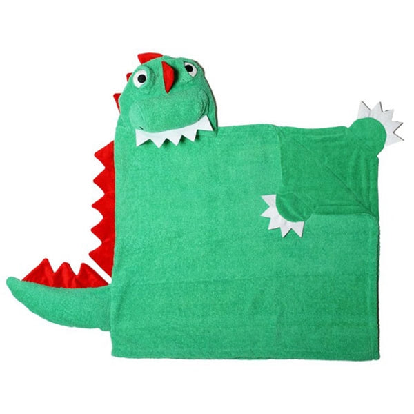 Zoocchini - Kids Hooded Towel - Devin the Dinosaur