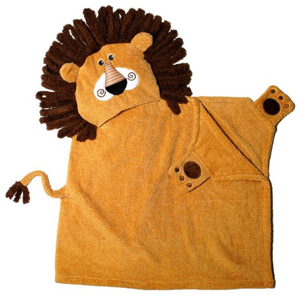 Zoocchini - Kids Hooded Towel - Leo the Lion