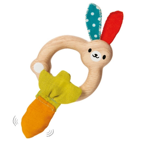 Plan Toys - BUNNY RATTLE