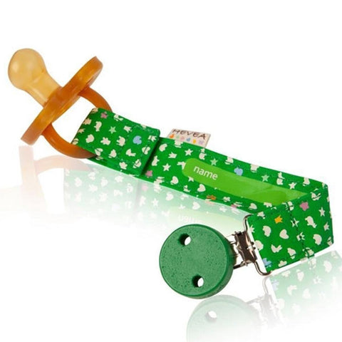 Hevea - Pacifier Holder - Organic Cotton - Green