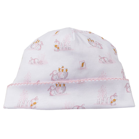 Kissy Kissy - Baby Cottontail Print Hat - Pink