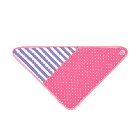 Apple Park -  Farm Buddies Pink Polka Dots Bandanna Bib