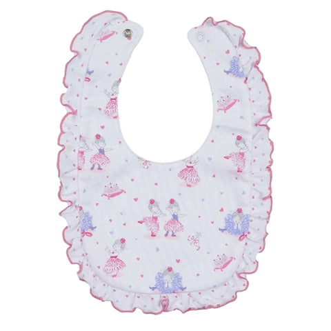 Kissy Kissy - Tu Tu Precious  Print Bib