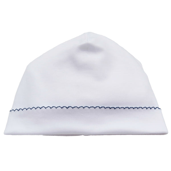 Kissy Kissy - Basic Hat - White Navy Blue