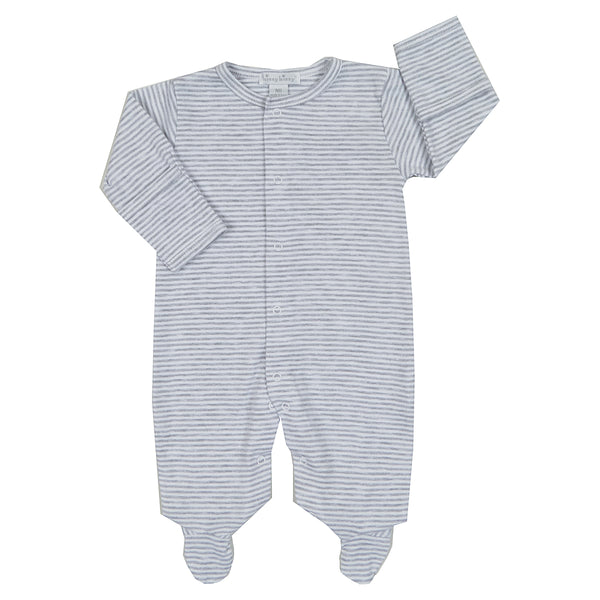 Kissy Kissy - Essentials Stripe Footie - Grey