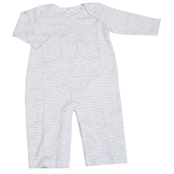 Kissy Kissy - Essentials Stripe Playsuit - Grey