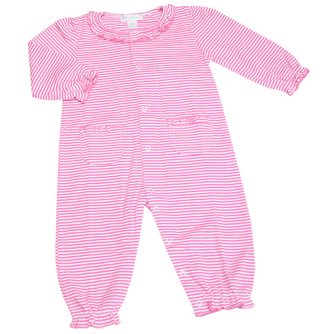 Kissy Kissy - Essentials Stripe Playsuit New - Fuschia