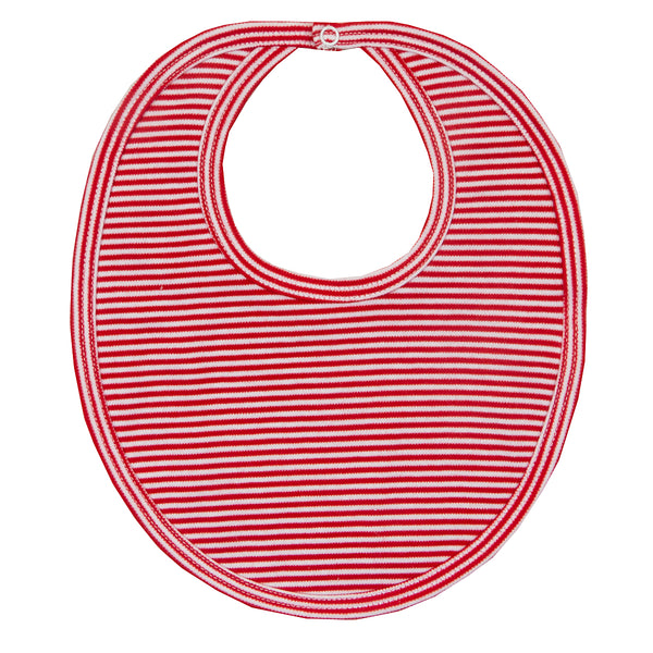 Kissy Kissy - Essentials Stripe Bib - Red