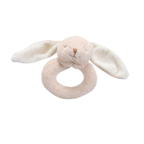 Angel Dear - Ring Rattle - Beige Bunny