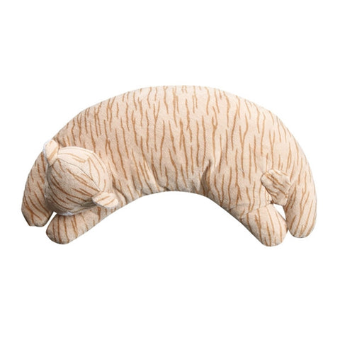 Angel Dear - Curved Pillow - Tan Tiger