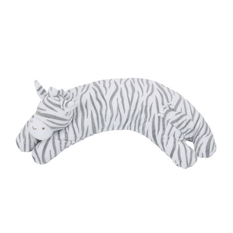 Angel Dear - Curved Pillow - Grey Zebra