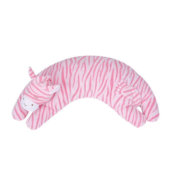 Angel Dear - Curved Pillow - Pink Zebra