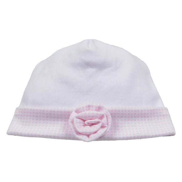 Kissy Kissy - Baby Gingham  Hat - Pink