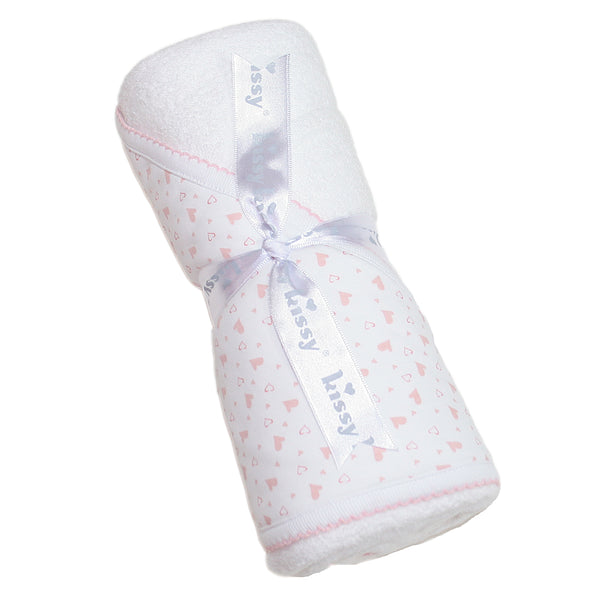 Kissy Kissy - Hearts And Stars  Towel With Mitt - Pink