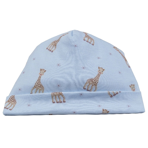 Kissy Kissy - Sophie La Girafe  Print Hat - Blue