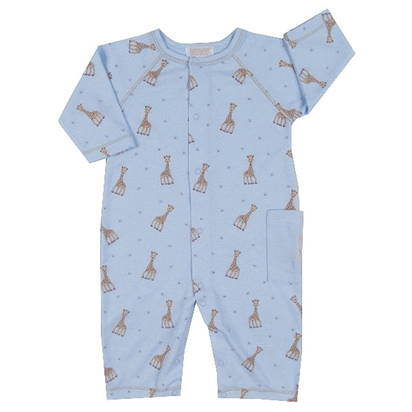 Kissy Kissy - Sophie La Girafe  Print Playsuit - Blue