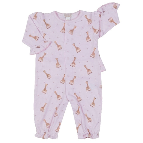 Kissy Kissy - Sophie La Girafe  Print Playsuit - Pink