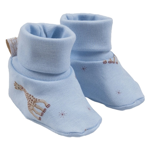 Kissy Kissy - Sophie La Girafe  Print Booties - Blue