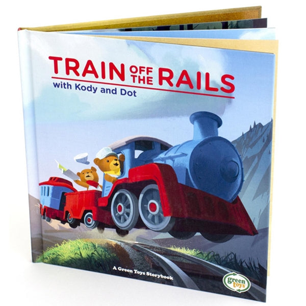 Green Toys - Train off the Rails Book