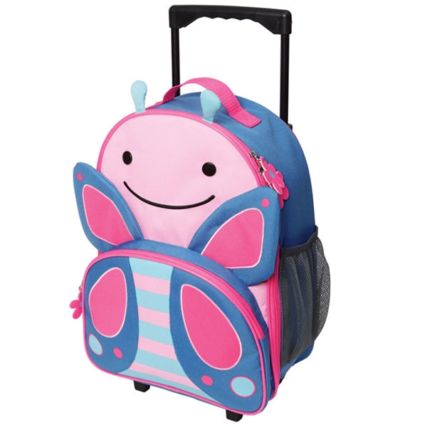 Skip Hop - Zoo Kids Rolling Luggage - Butterfly