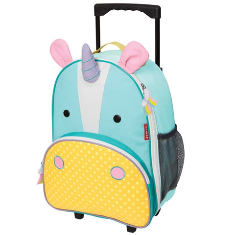 Skip Hop - Zoo Kids Rolling Luggage - Unicorn