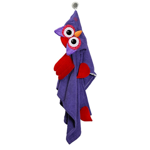 Zoocchini - Kids Hooded Towel - Olive the Owl