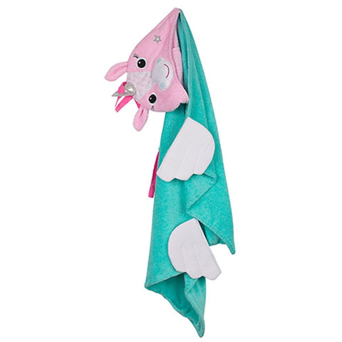 Zoocchini - Kids Hooded Towel - Allie the Alicorn