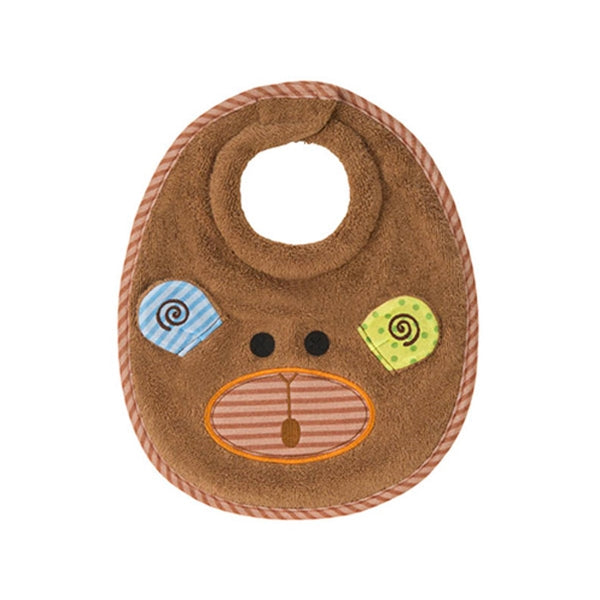 Zoocchini - Baby Bib - Max the Monkey