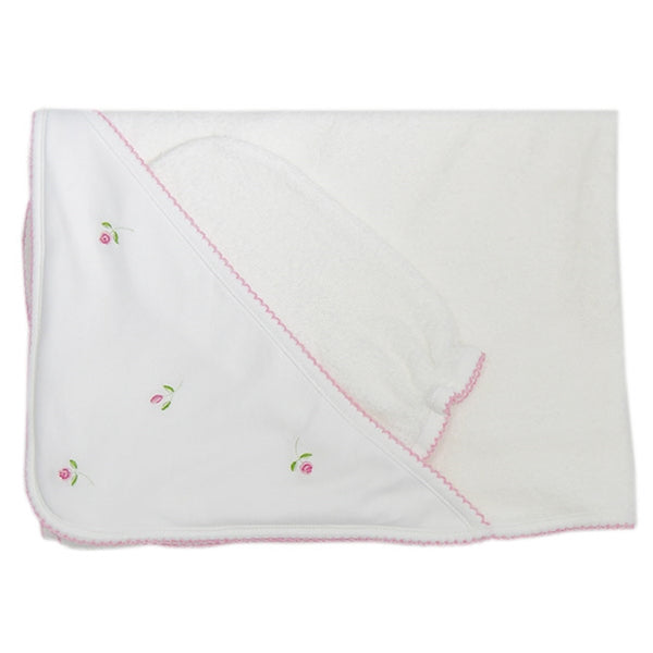 Kissy Kissy - Garden Roses Towel w/Mitt